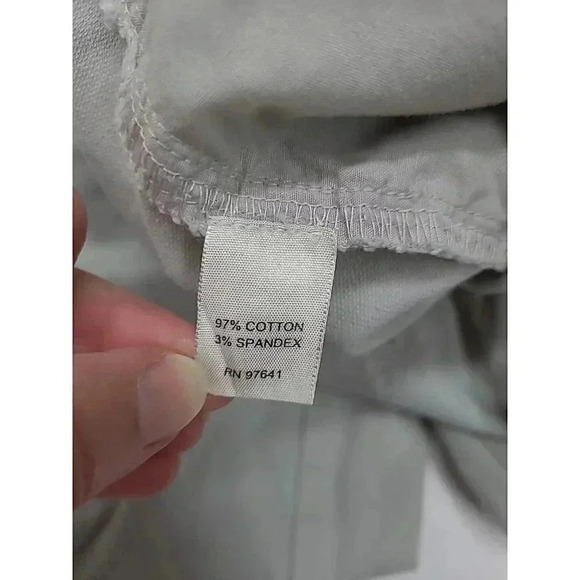 J. Jill Pants Women's Size 14 Stretch Ankle Crop Beige Wide Leg Pockets - Picture 5 of 7